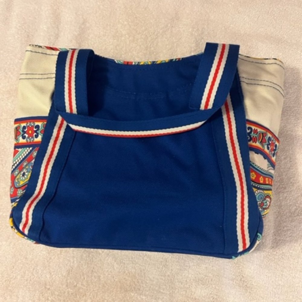 Marina Paisley Colorblock Tote